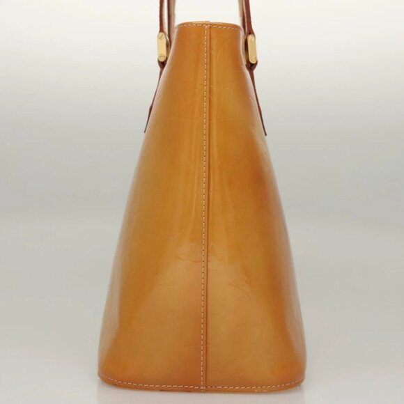 LOUIS VUITTON Monogram Vernis Houston Hand Bag Jaune - Picture 4 of 15